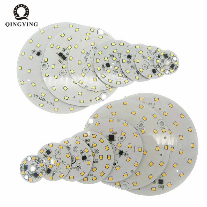 

Чип LED SMD 2835, 1 шт., 3 Вт, 5 Вт, 7 Вт, 9 Вт, 12 Вт, 15 Вт, 18 Вт, вход AC220V, умный Драйвер IC, холодный белый, теплый белый, для лампочек, «сделай сам»