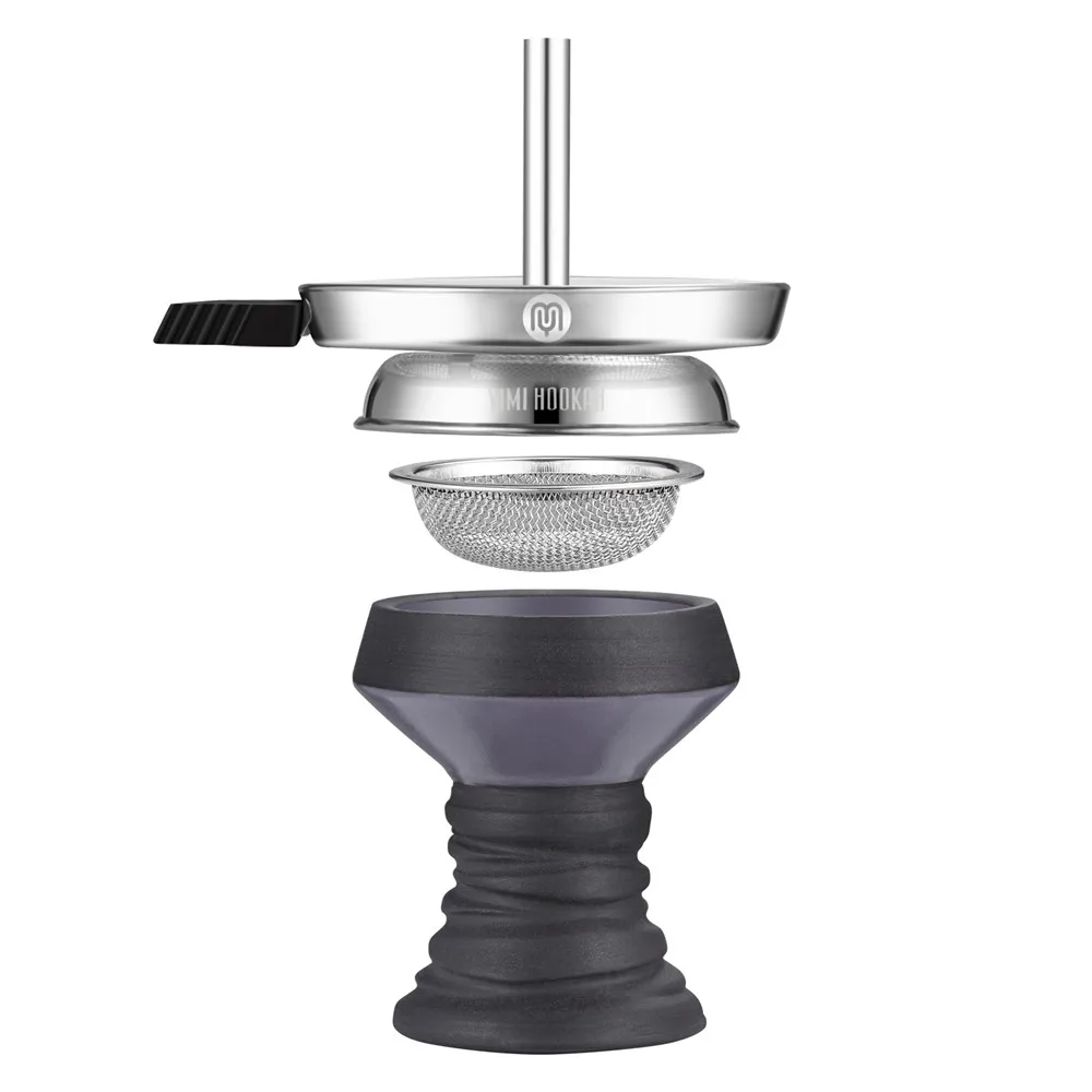 Yimi Hookah Premium Stone Shisha Head With Charcoal Holder Pipe Screen Shisha Bowl Chicha Accessories