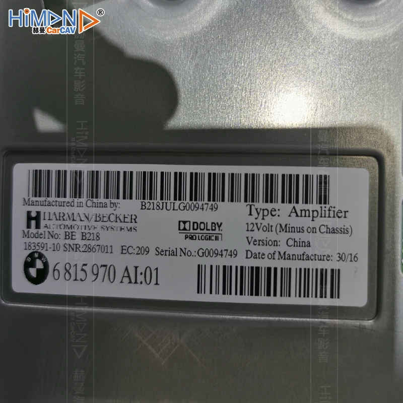 BMW F15 F30 F32 335I X5 435I F18 F01 HARMAN KARDON L7 AUDIO SOUND AMPLIFIER AMP RADIO