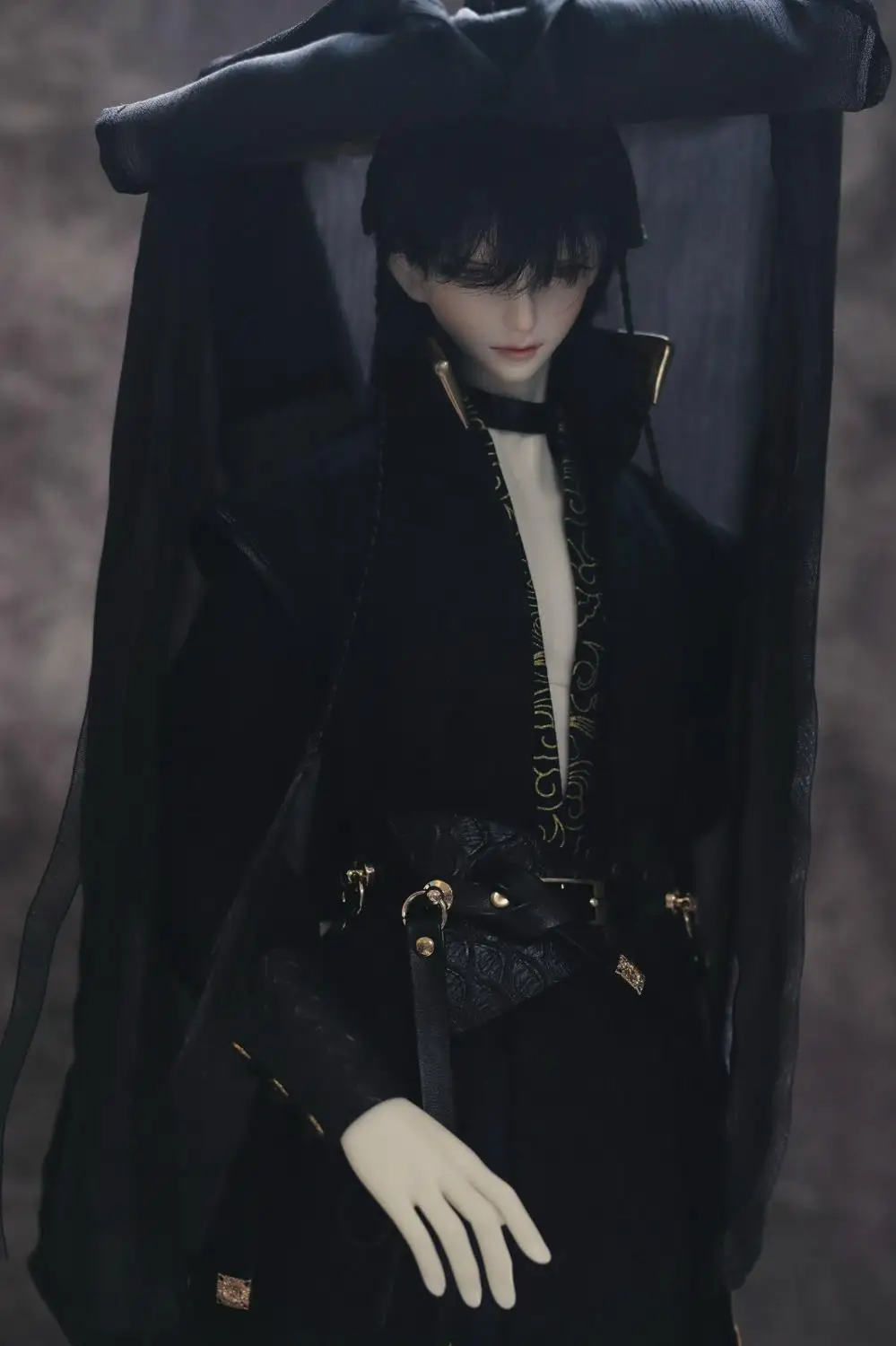 1/4 1/3 Scale BJD Clothes Ancient Costume Hanfu Samurai Suit For BJD/SD MSD Longhun73 ID75 Strong Uncle Doll Accessories C0683