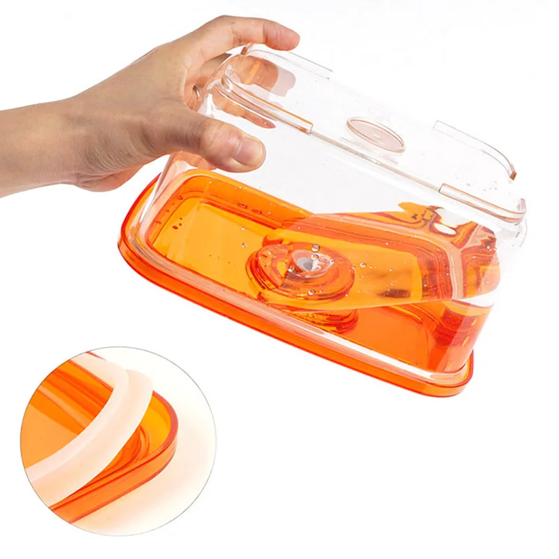 YUMYTH 식품 등급 진공 용기, BPA 프리 식품 보관 용기, 밀폐 항아리 박스, 휴대용 펌프 T250