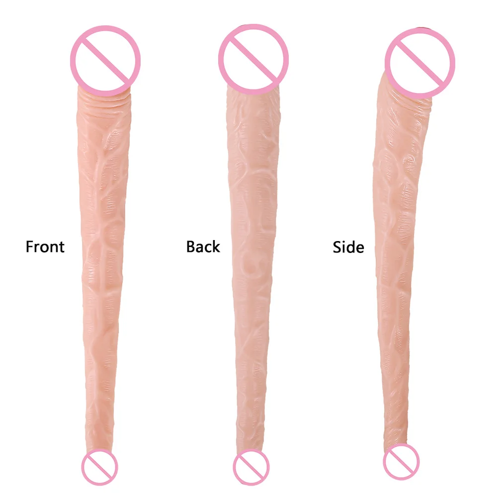 Long Strapon Double sided Dildo Anal Huge Dildo Sex Toys For Women Vaginal Huge Flexible Soft Dildo Big Realistic Penis Sex Shop