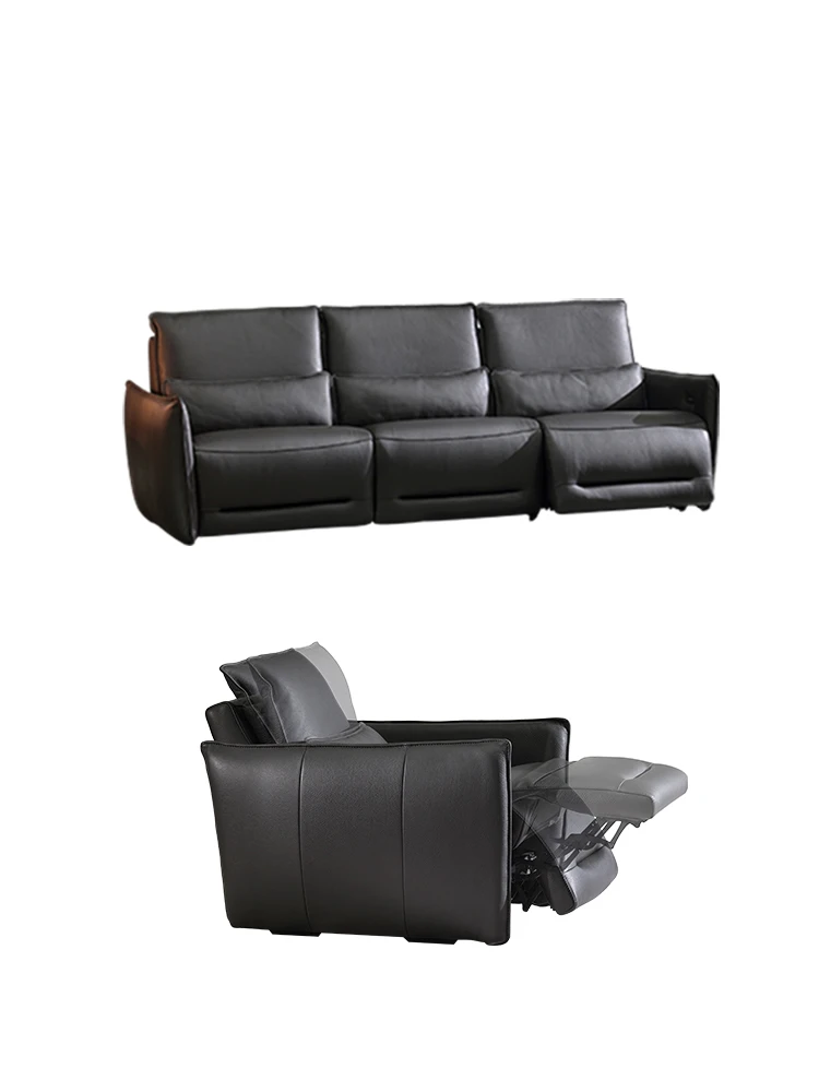 

Living Room Sofa set corner sofa electric recliner couch for headrest and seat genuine leather sectional sofas muebles de sala m