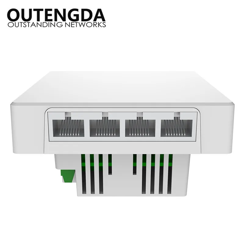 802.11ax Wifi6 In Wall Access Point With Gigabit Lan Support Poe Pwoer Indoor Soho Hotel Enterprise Multi-Port Embedded Router