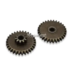 2PCS 0.5 Module 10T-30T Teeth  Iron Metal Double Gear For DC Motor Output Shaft Reduction Gearbox Accessories 2.6mm Hole