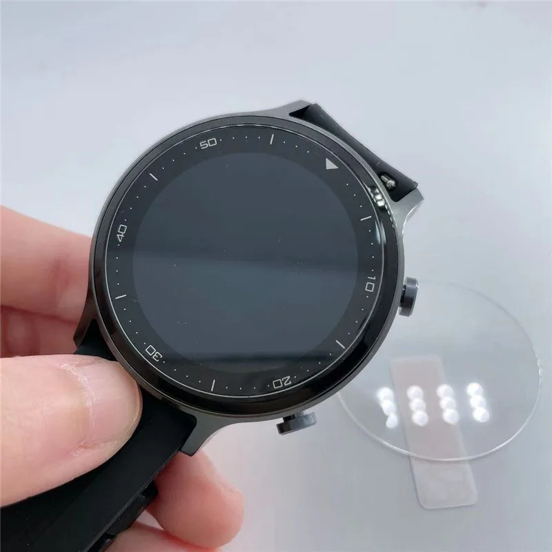 Película de vidro temperado para redmi, película protetora completa transparente para relógio inteligente redmi realme s, acessórios de película protetora para smartwatch