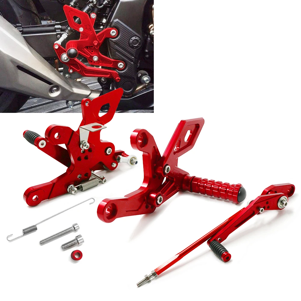 

Motorcycle Adjustable Rearsets Foot Peg Rear Steps Footrest Footpeg For Honda CB500F CBR500R CB 500F CBR 500R 2013-2023