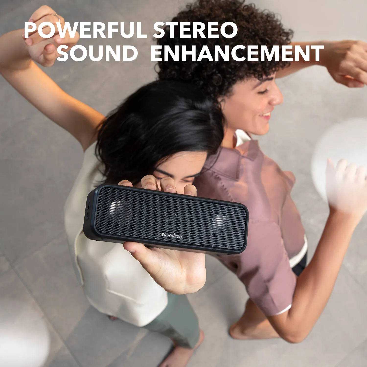 Soundcore 3 Loa Bluetooth Với Âm Thanh Stereo, Titanium Nguyên Chất Bền Trình Điều Khiển, PartyCast Công Nghệ BassUp, 24H Giờ Chơi