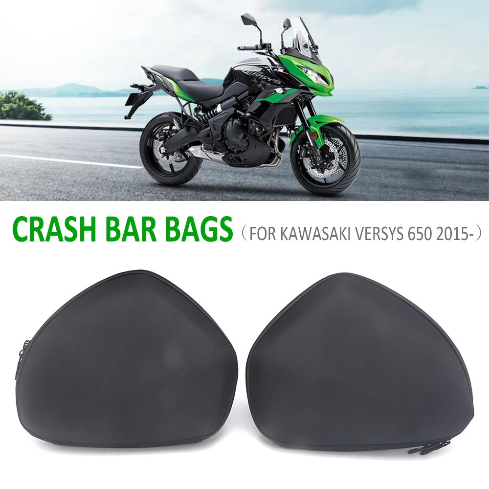 

FOR KAWASAKI VERSYS650 Versys 650 2015-up 2021 2020 2019 Motorcycle Crash Bar Bags Frame Storage Bag Toolkit Storage Package Bag