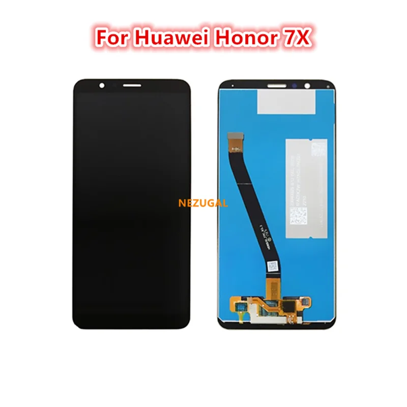 

For Huawei Honor 7X BND-L21 BND-L22 BND-L24 5.93 inch LCD display For Mate SE Touch Screen Digitizer Assembly Frame