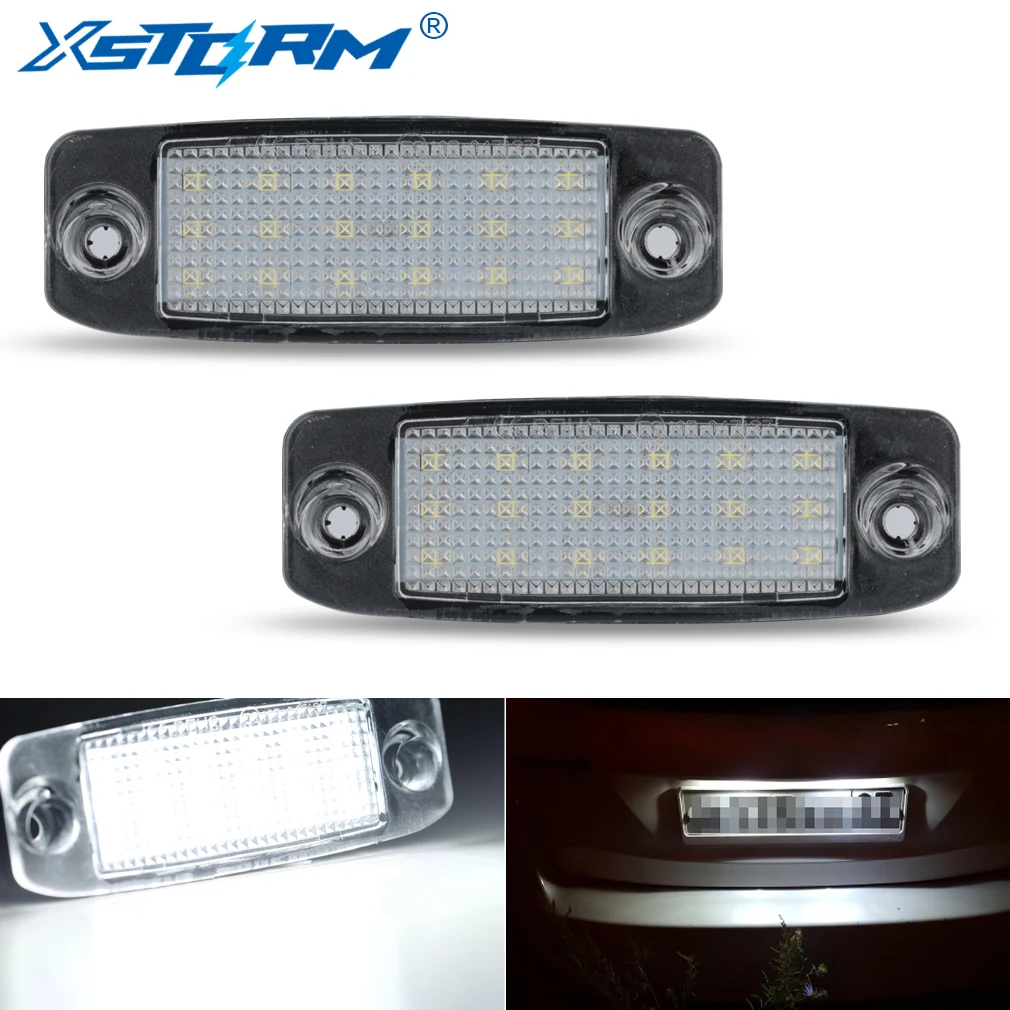 Xenon White LED Car Number Backlight Lamp License Plate Lights Bulb Canbus 6000K 12V For Hyundai Sonata YF GF