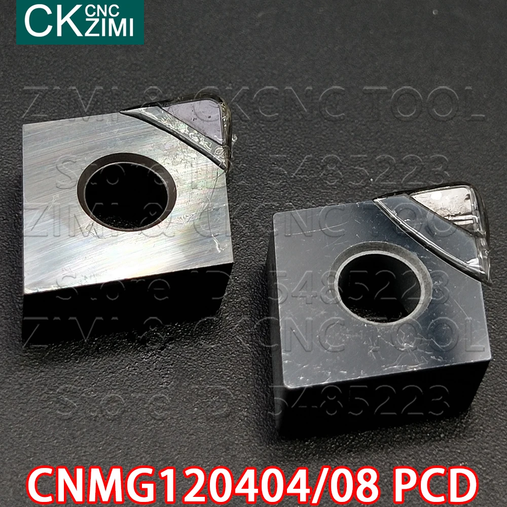 CNMG120404 PCD CNMG120408 PCD PCD ، شفرة ماسية ، أدوات تحول خارجية ، أدوات خراطة ، إدراج CNMG للنحاس والألمنيوم