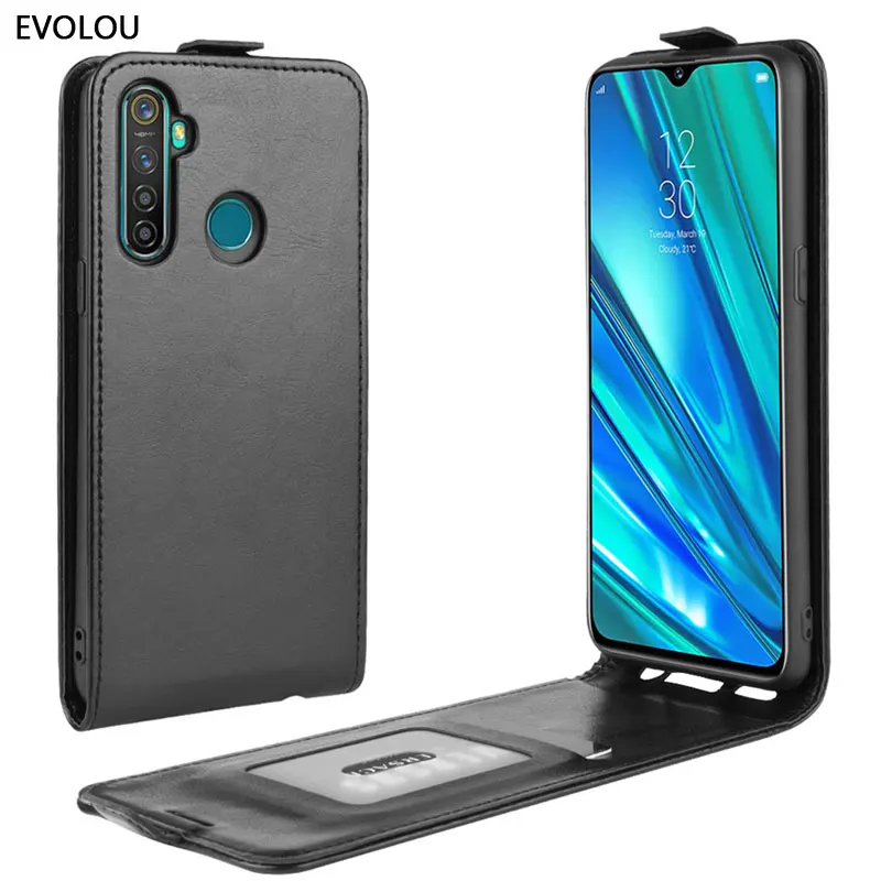 Per OPPO Realme 6 Pro custodia UP Down custodia in pelle per telefono Flip per OPPO Realme 5 pro C3 Q K50 6s portafoglio verticale custodia e borsa