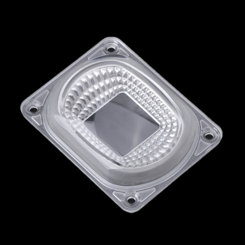 Odbłyśnik soczewki LED do lamp LED COB szkło PC + reflektor + silikonowy pierścień osłona nie zawiera diod LED