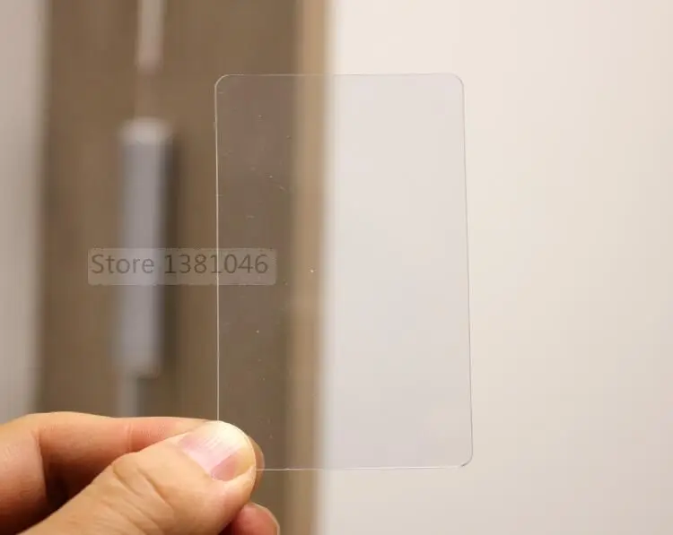20 Pieces Clear Transparent PVC Acetate Sheet Ultrathin Blank Transparency Business Card