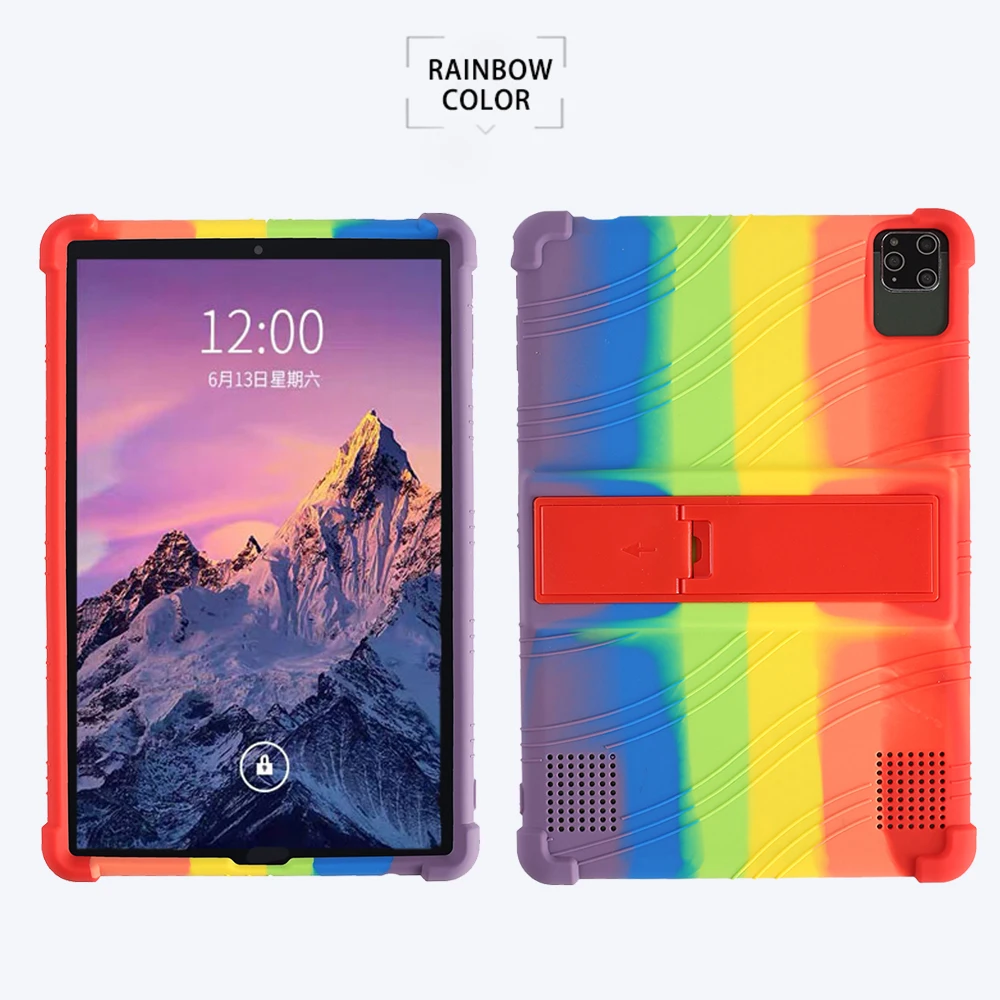 SZOXBY For 10.1'' Universal Soft Silicone Case For 10 10.1 inch Android Tablet PC Shockproof Solid Color Back Cover Protective