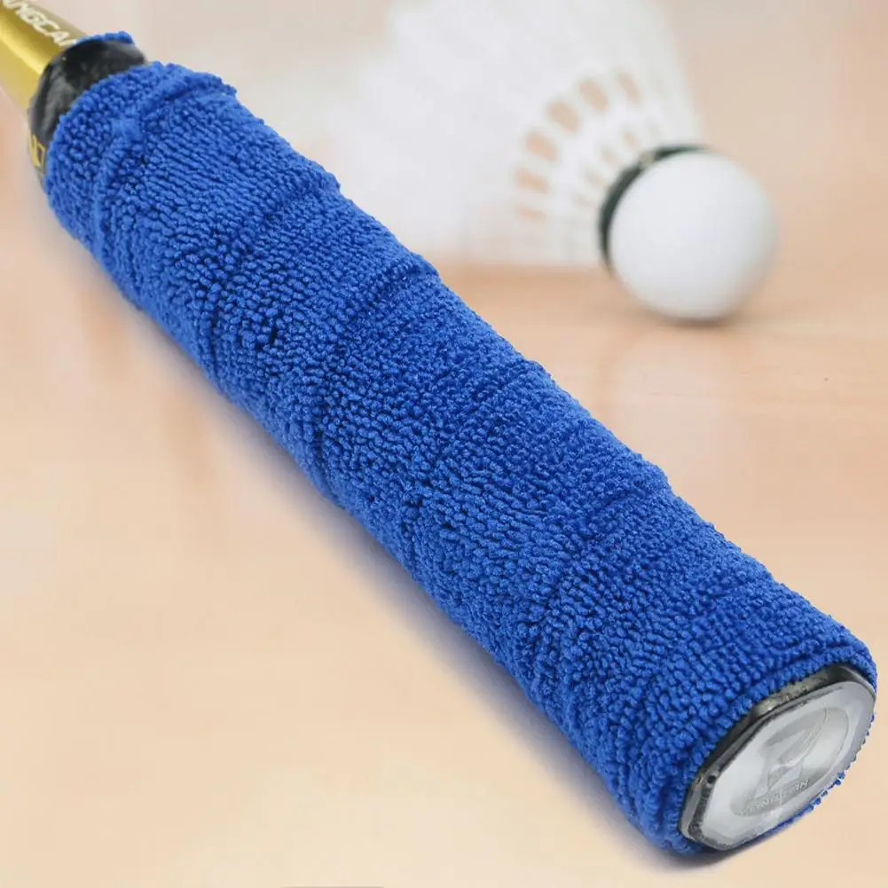 Anti-slip Tennis Badminton Racket Overgrip Cotton Towel Handle Glue Grip Sweat Absorbing Sweatband Wholesale Sweat Band