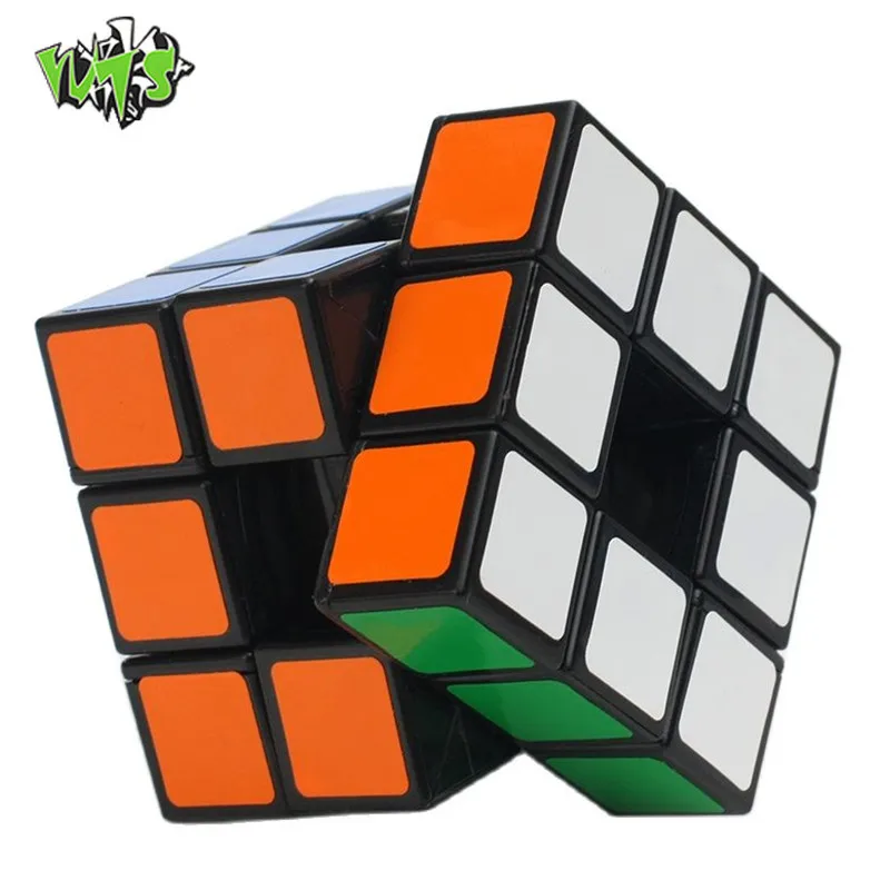 LanLan-cubo mágico hueco para niños, rompecabezas negro de 57mm, rompecabezas de velocidad vacía, juguetes educativos para niños, juegos para niños, Brain Teaser