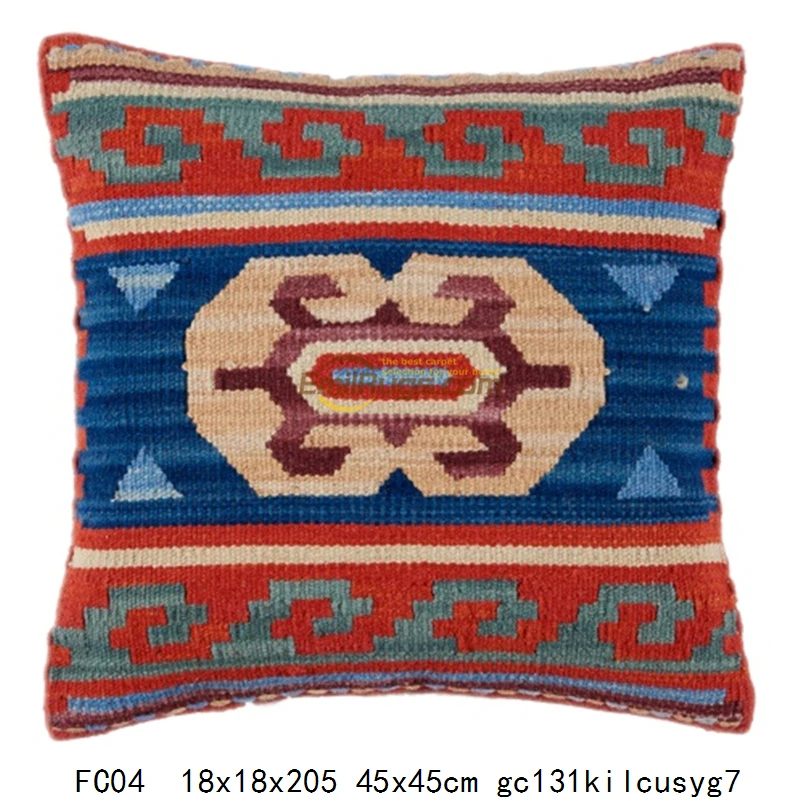 Kilim Cushion Decorative Fleece Pillow Personalised Cushion Cover Square Pillow Cover Cushion Case Toss Pillow