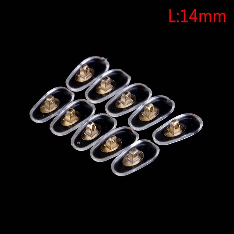 5 Pairs S/L Size Nose Pad Silicone Screw Glasses Sunglasses Support Eyewear Accessories On Nose Pads Brace Support