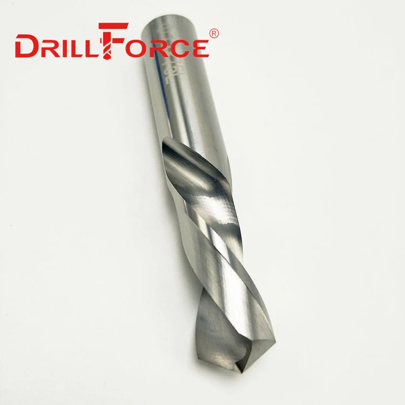 Imagem -04 - Drillforce 1pc 0.5 Mm20 mm Mão Esquerda Bocados de Broca de Carboneto Sólido Reverso Espiral Flauta Torção Broca para Liga Dura Ferramenta Inoxidável