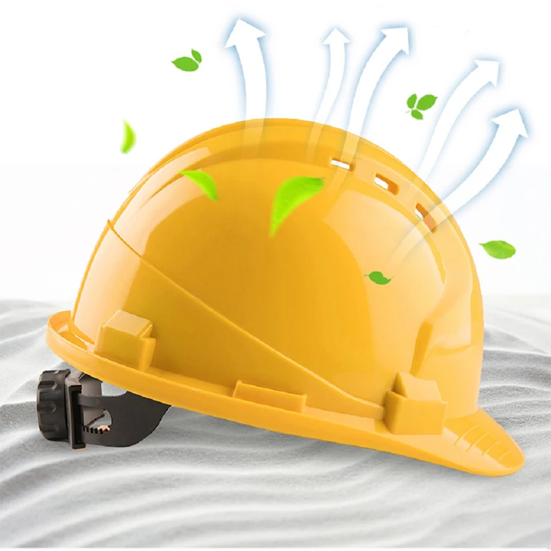 Safety Helmet Hard Hat Construction Engineer Working Protective ABS Cap Multicolor Options Can Print Logo