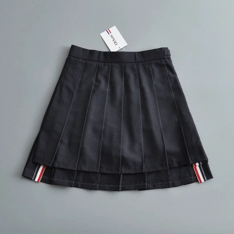 Summer New Y2K Vintage Women Skirt High Waist School Uniform Pleated Skirts Female Golf Skirt kawaii Mini Dance Skirts