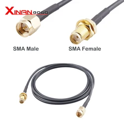 Xinangogo-Cable de extensión SMA macho a SMA hembra para antena WIFI, conector RF, RG174