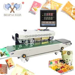 Bespacker FR-880 Automatic continuous food plastic bag sealing machine heat sealer machine for aluminum foil plastic bag