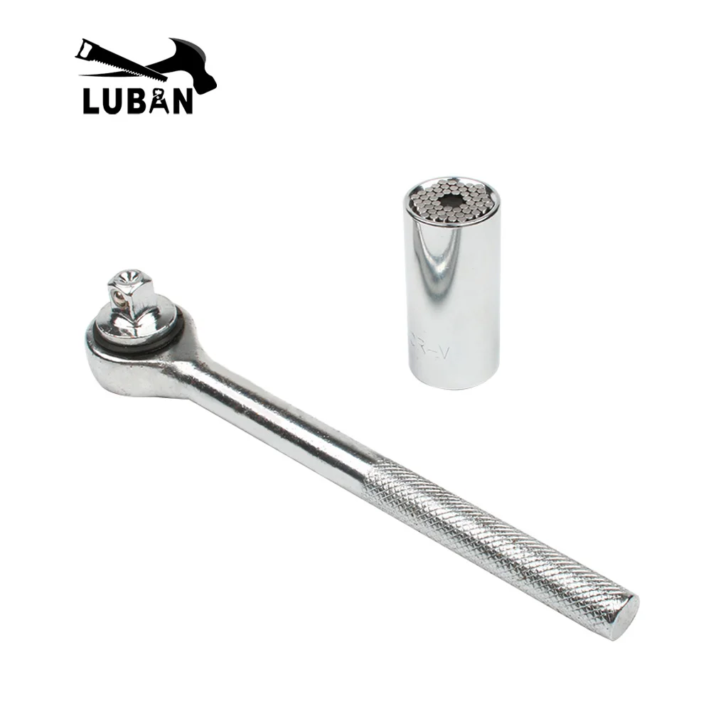 adjustable torque wrench Universal Wrench Ratchet Universal Socket 7-19mm Power Drill Adapter Wrench Combination universal key