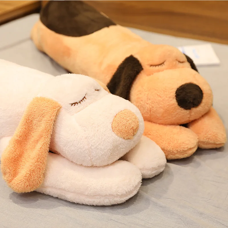 JOYLOVE Cute Soft Long Dog Pillow Plush Toys Stuffed Pause Office Nap Pillow Bed Sleep Pillow Home Decor Gift Doll For Kids Girl