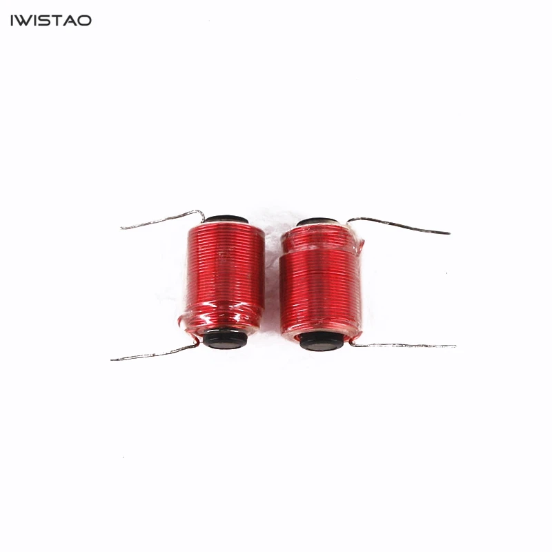 IWISTAO Professional เหนี่ยวนำสแควร์ความหนาแน่นสูงออกซิเจนฟรีทองแดงเหนี่ยวนำ Coil สำหรับลำโพง Crossover