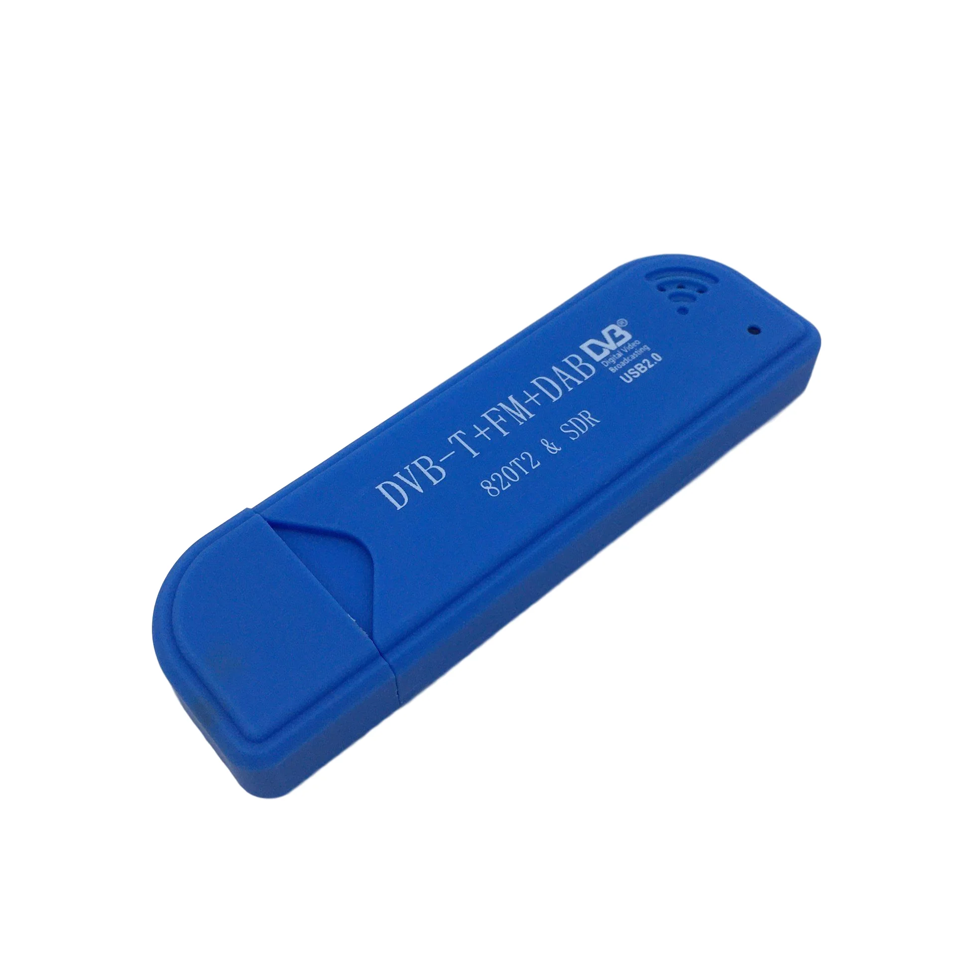 TV Tuner USB2.0 Blue TV Stick DAB FM DVB-T  RTL2832U  FC0012 SDR RTL-SDR Dongle Stick Digital TV Receiver IR Remote With Antenna