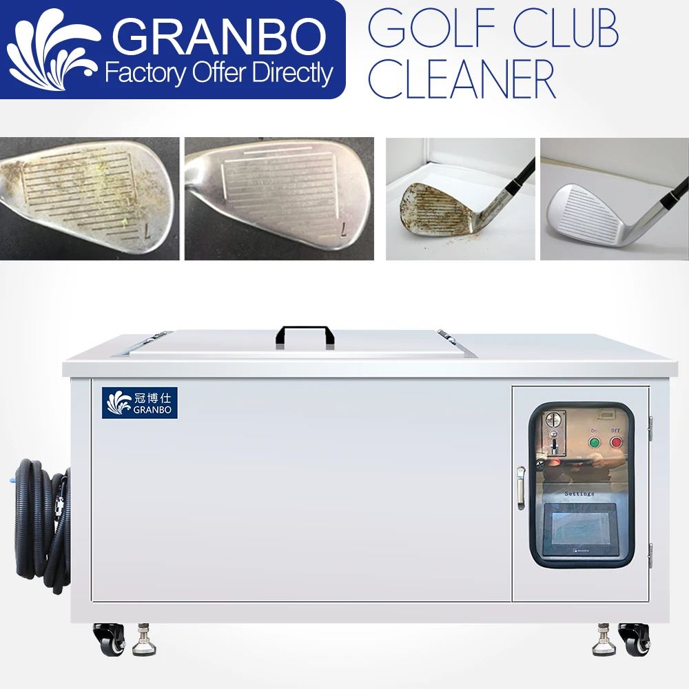 

Granbo Glof Ultrasonic Cleaner 162L 2400W Stainless Steel Ultrasound Cleaning Machine Glof Balls Club Commercial Use Ultrasonic