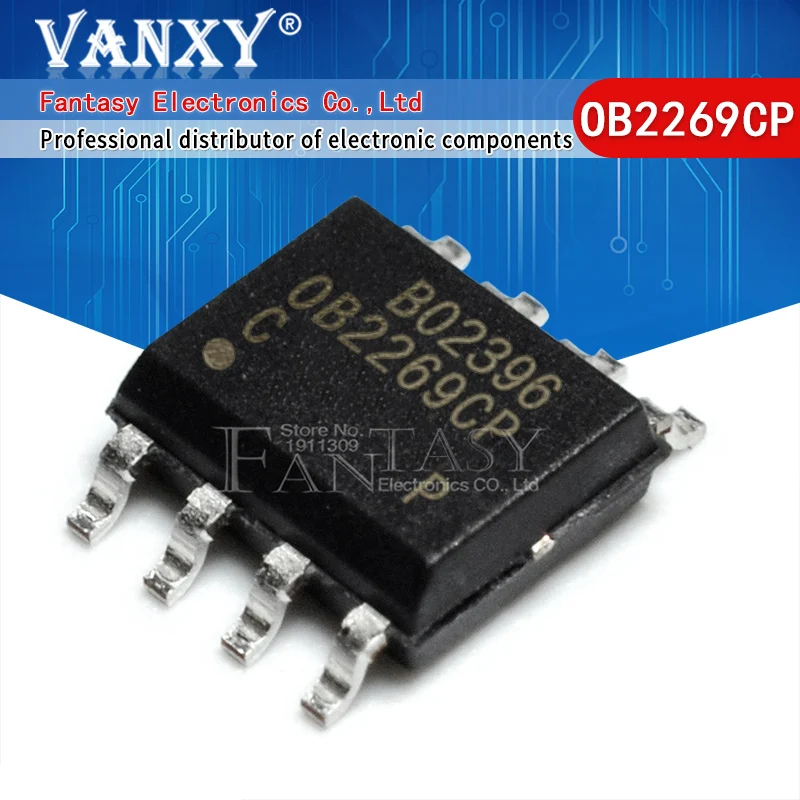 Piezas OB2269CP OB2269 SOP-8 OB2211CP OB2211 OB2268CP OB2268 OB2279CP OB5269CP OB2223CP OB2223 OB2353CP OB3350CP OB2535CP, 10 unidades