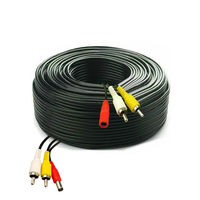 CCTV Camera Extension Cable RCA Audio Video Phono Power Supply Lead 5m Up to 15m
