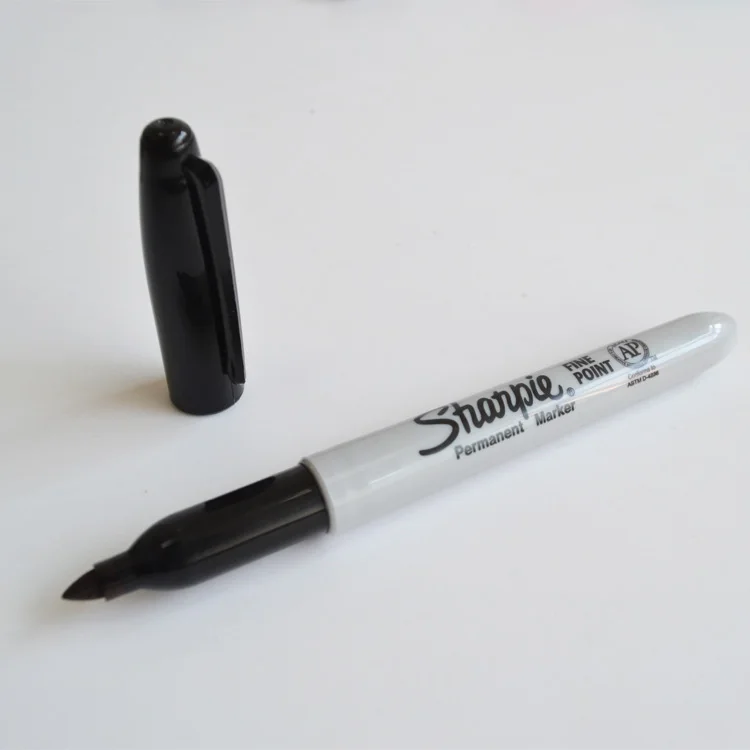 American sanford sharpie marcadores permanentes, 8/12/24 cores, caneta ponto fino, eco-friendly