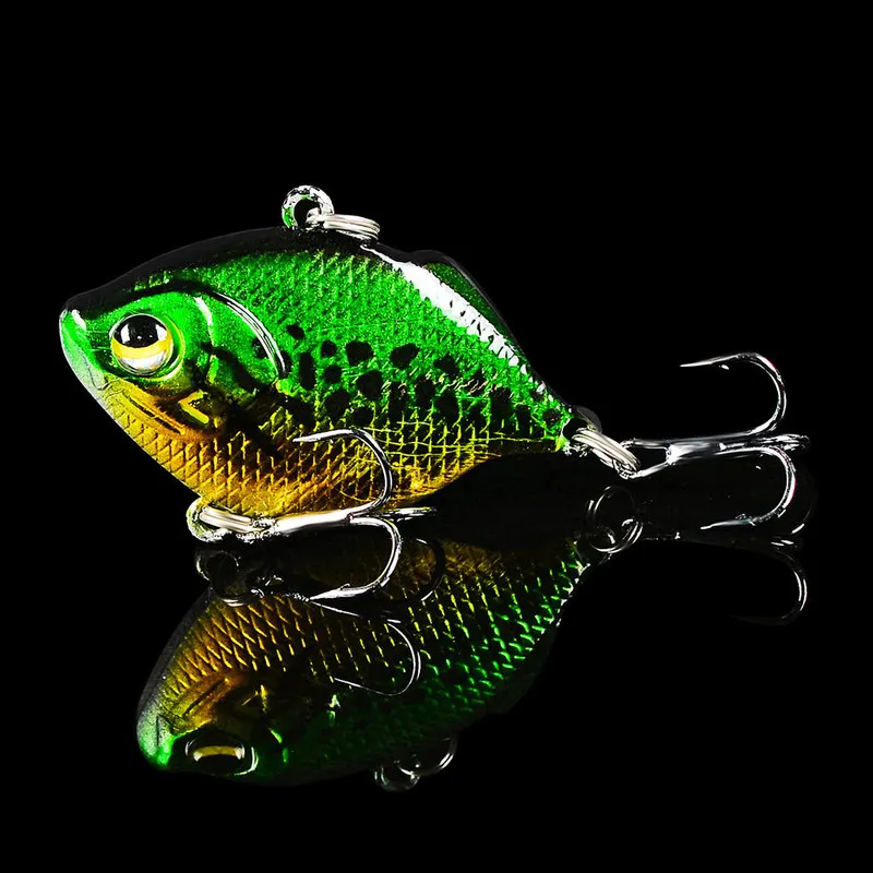 1PCS VIB Hard Bait Fishing Lure 4.5cm 8.5g Sinking Long Shot Rattling Crankabit Wobbler Isca Artificial Pesca for Bass Pike