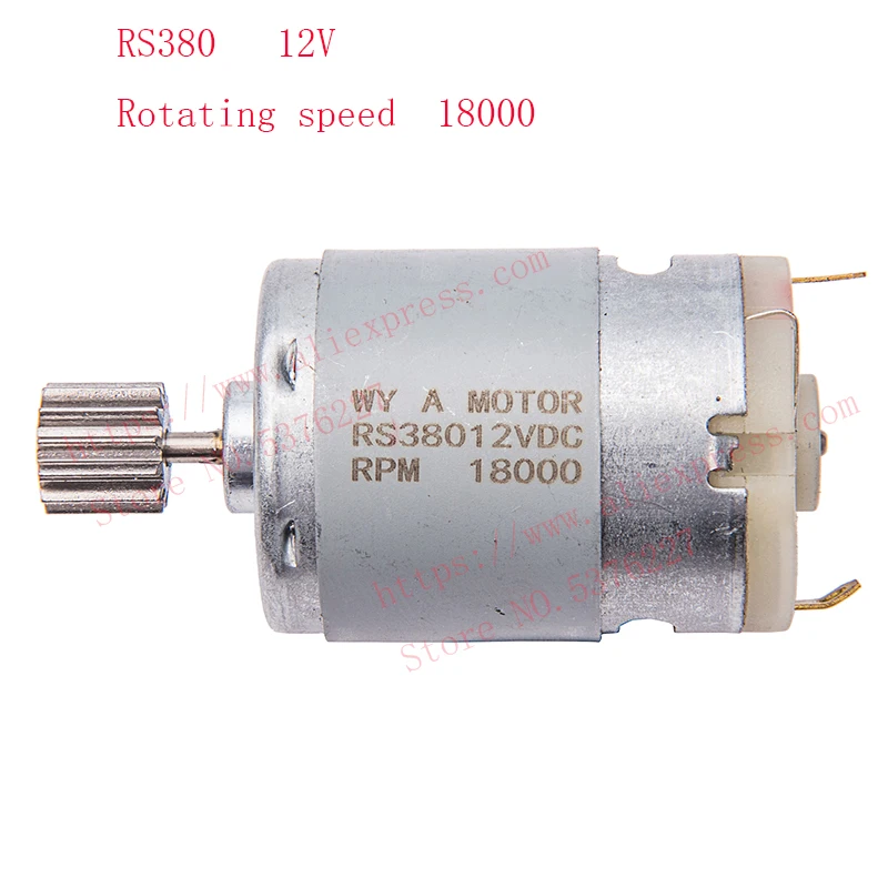 Electric Motor RS 380 6V  12V Motor Drive Engine Accessory Kids RC Car Children Ride on Toys Replacement Parts