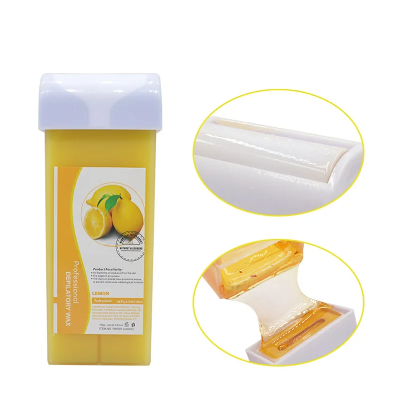 Natural Roll-On Depilatory Wax Cartridge For Hair Removal Painless Hot Depilatory Warmer Heater Waxing 16 Kinds Of Scents