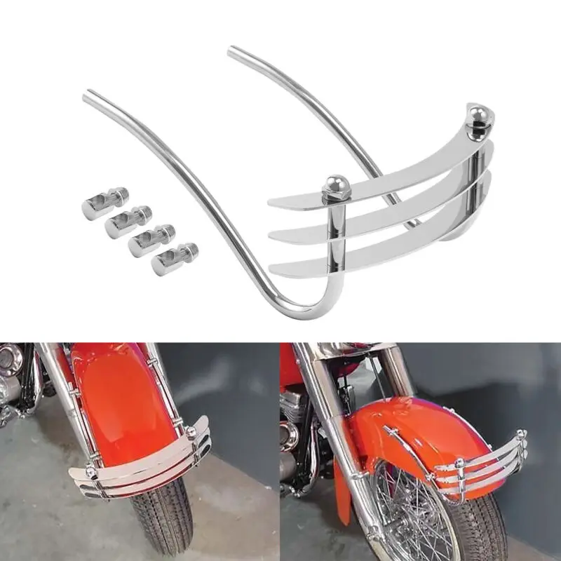 Motorcycle Front Spear Trim Rear Fender Bumper Cheese Grater For