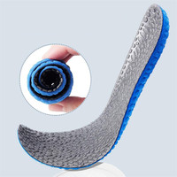 Popcorn Memory Foam Sports Insoles for Shoes Deodorant Breathable Elastic Cushion Running Insoles For Man Women Orthotic Insoles