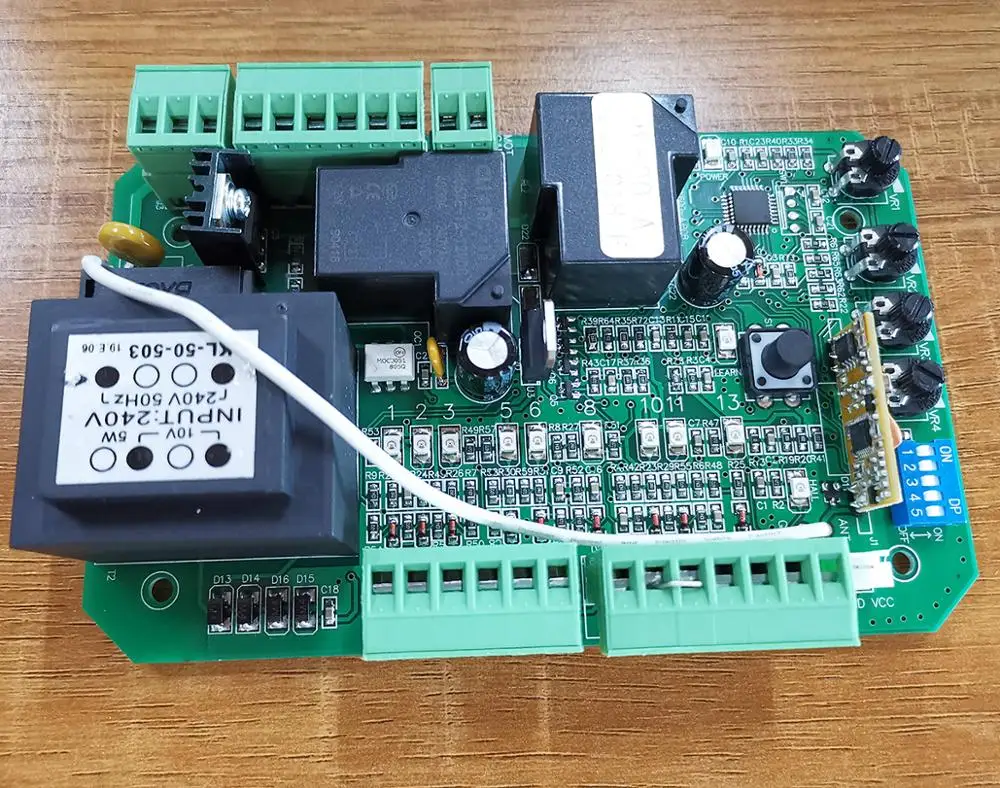 Abridor de puerta corredera, unidad de placa de control de motor de CA, controlador PCB, placa de circuito, Tarjeta electrónica, arranque suave