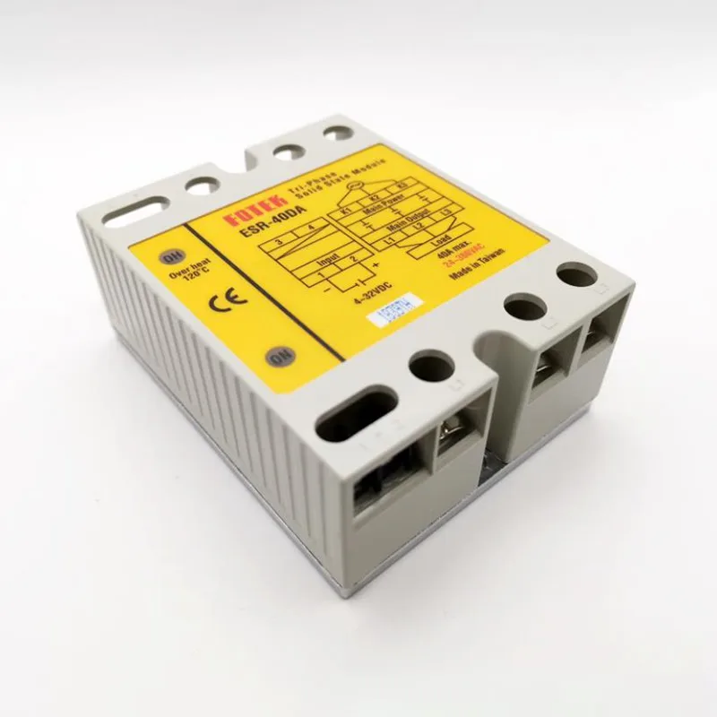 

ESR-25DA-H ESR-40DA-H ESR-60DA-H ESR-80DA-H ESR-100DA-H Three-phase solid state relay/Tri-Phase Solid State Module