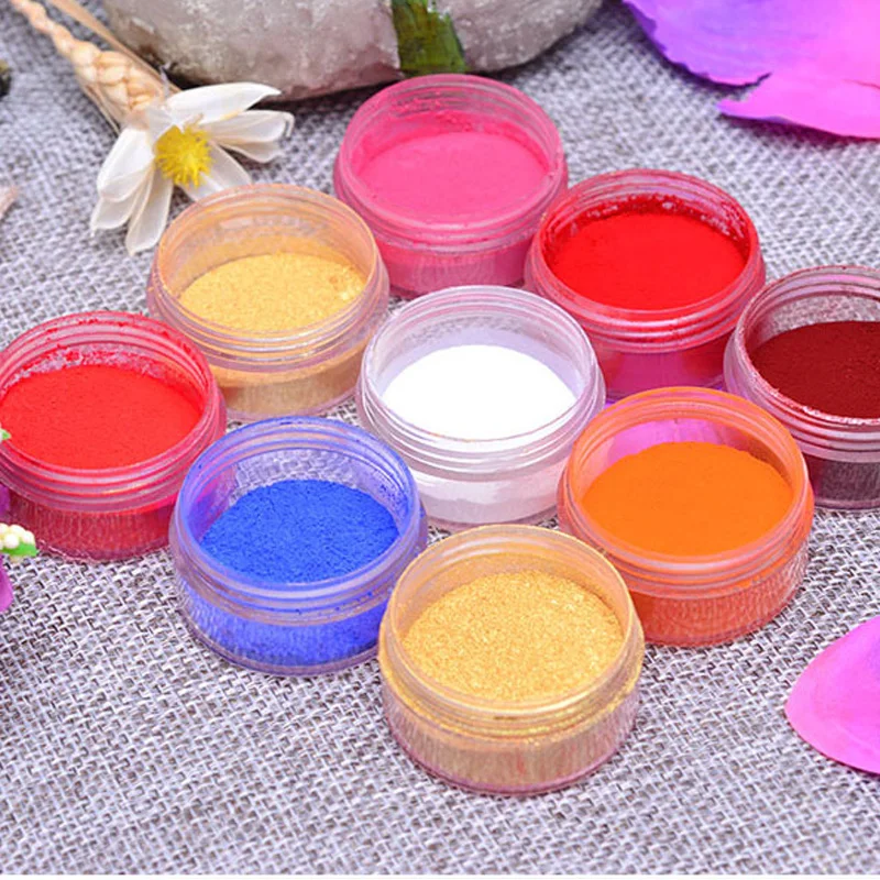 5pcs Random Color DIY Lip Gloss Powder Material 1g Lipstick Pigment For DIY Makeup Powder Pigment Make Comestics Tools