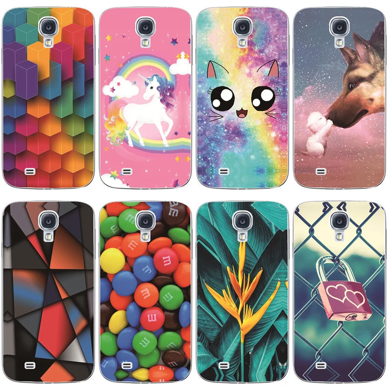 silicon Soft Case For Samsung Galaxy S4 i9500 Case TPU Cover For Samsung S4 Phone shell Funda Hoesje Protective For S 4