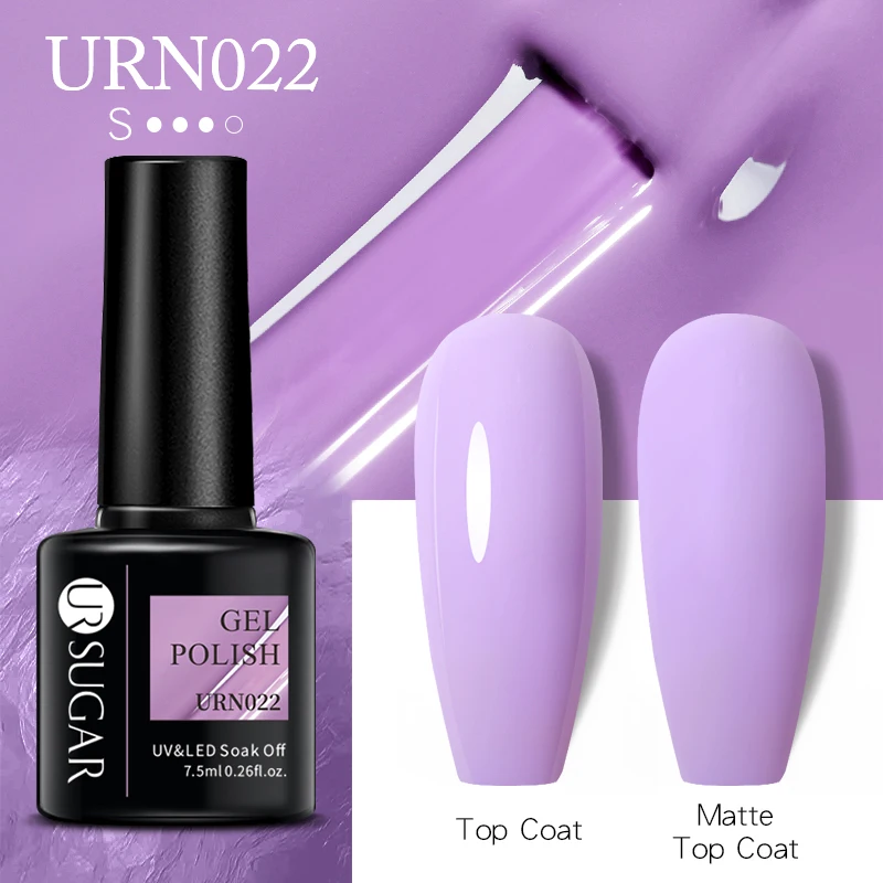 UR SUGAR 7.5ml Base Top Coat Gel Nail Polish UV Soak off Varnish Semi Permanent Nail Art Manicure Gel Varnish Matte Top Coat