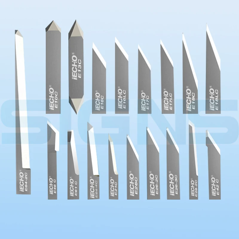 10pc iECHO Vibration Blade Vibrating Knife CNC Digital Cutting Machine E1 E13 E16 E17 E18 E21 E23 E28 E42 E46 E50 E55 E58 E64-2