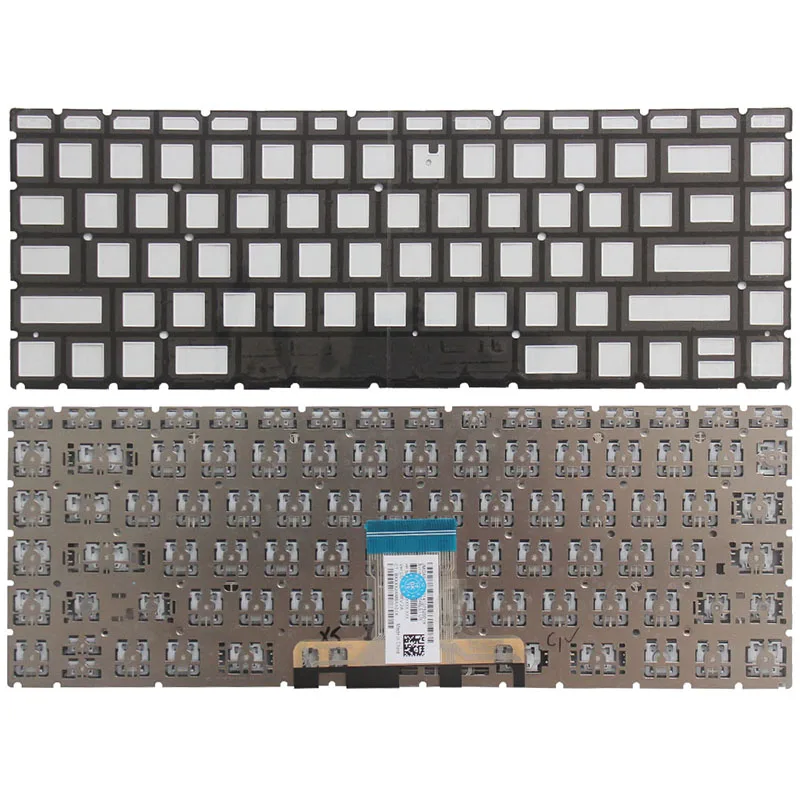 Pop US Laptop keyboard For HP Pavilion 14-CE 14-ce0064st 14-ce0068st 14-ce0008ca with backlit silver keyboard