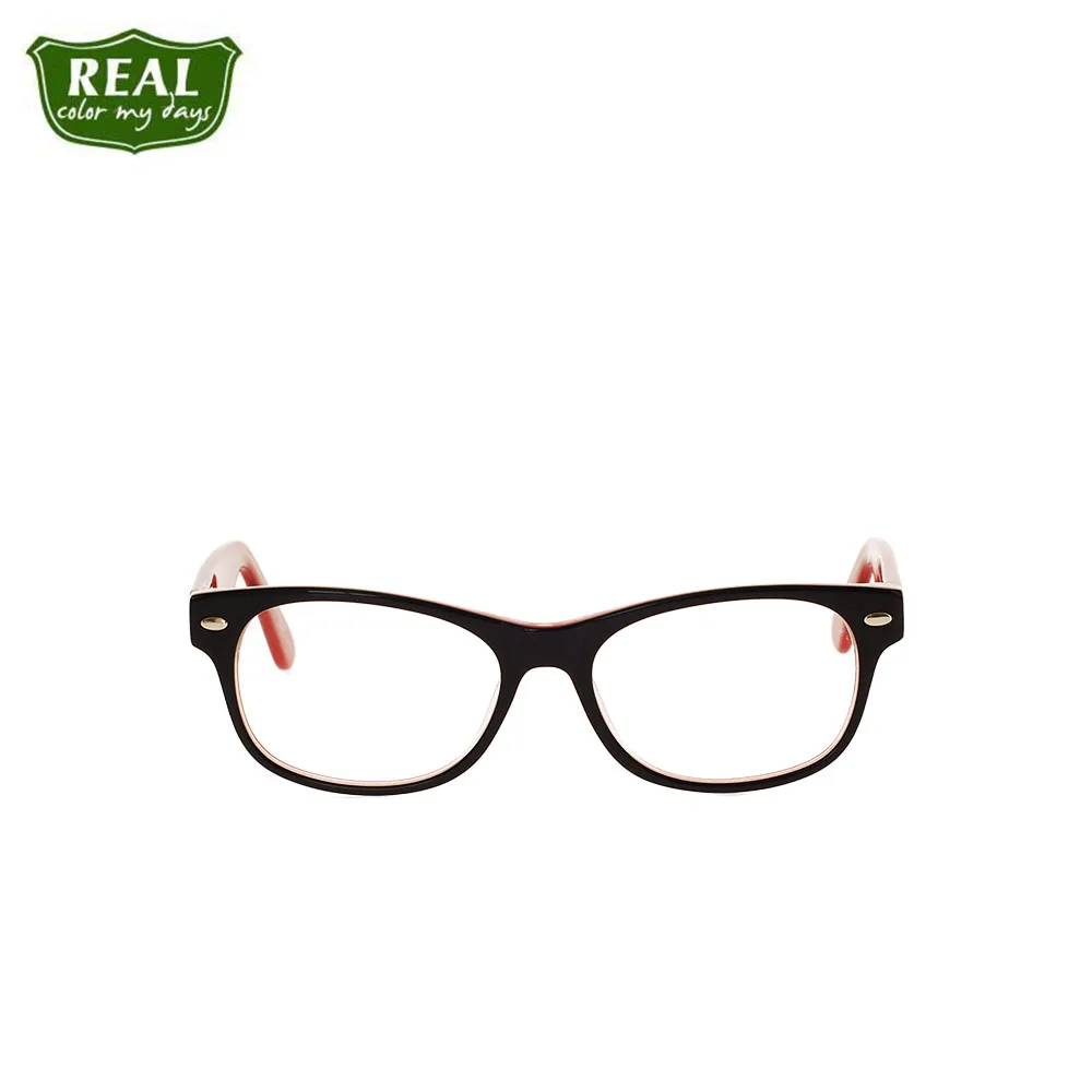 REAL Vintage Contracted Leisure Acetate Student Glasses Frame Students Myopic Glass Prescription Optical Glasses Unisex